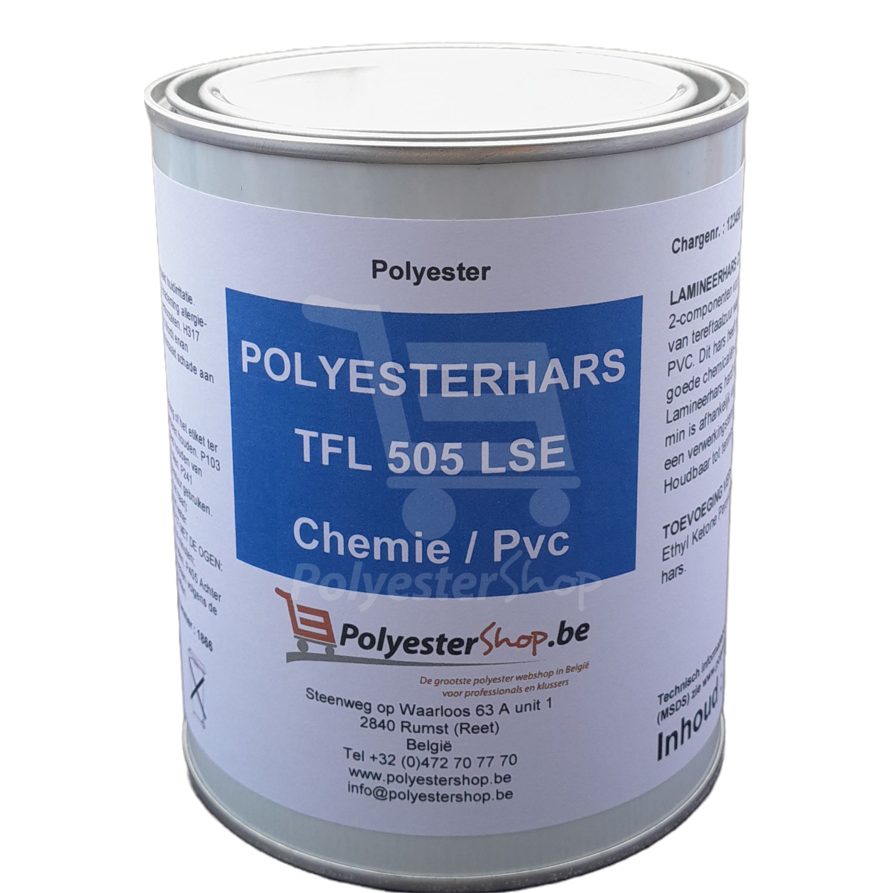 Polyester Lamineerhars, Chemie / PVC (ISO NPG 505 LSE)