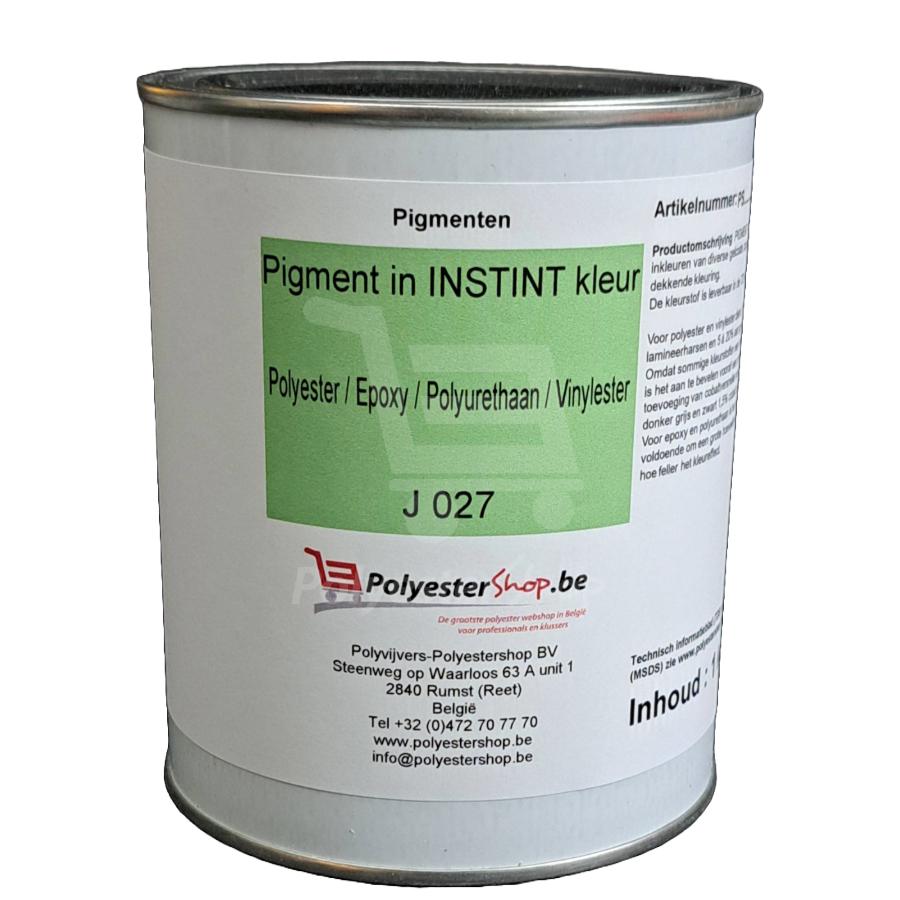 Pigment in INSTINT kleur, Polyester / Epoxy / Polyurethaan / Vinylester