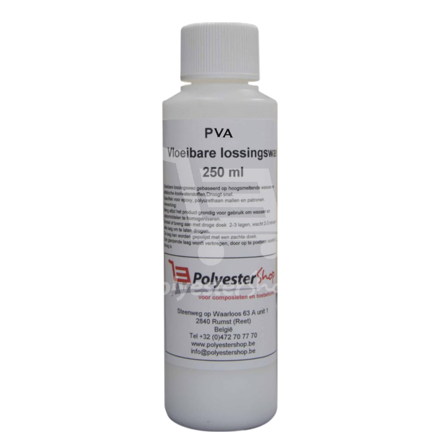 Losmiddel vloeistof PVA, Polyester / Epoxy / Siliconen 