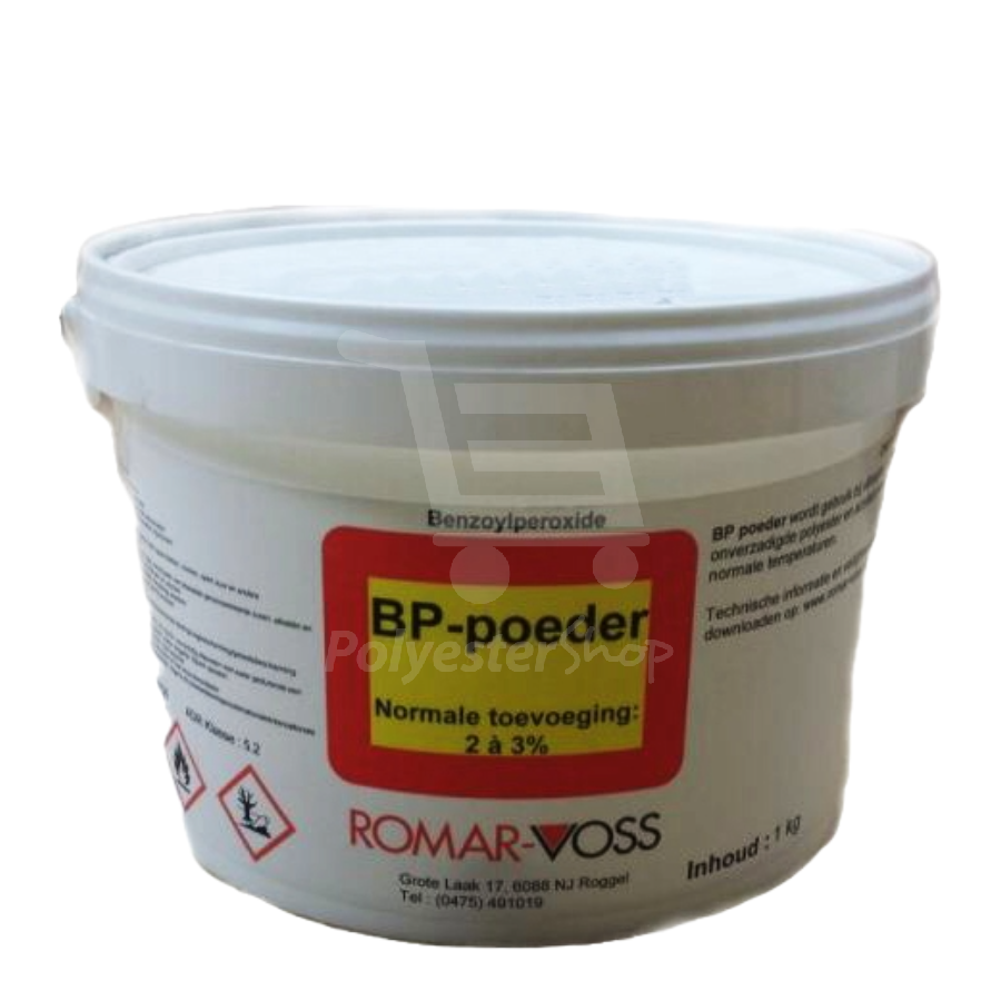 BPO verharder poeder, Voor polyester (Peroxan BP-poeder 50 W)