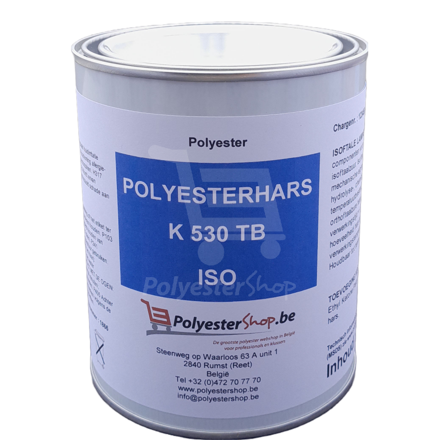 Polyester Lamineerhars, ISO (K 530 TB)