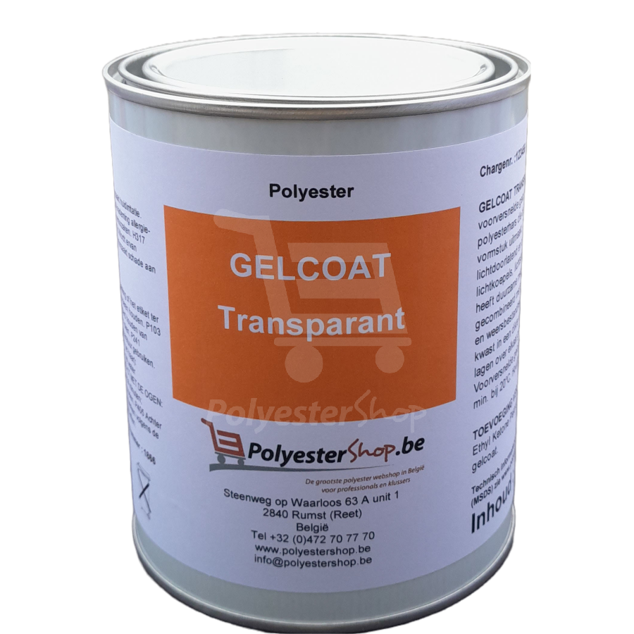 Polyester Gelcoat, Transparant