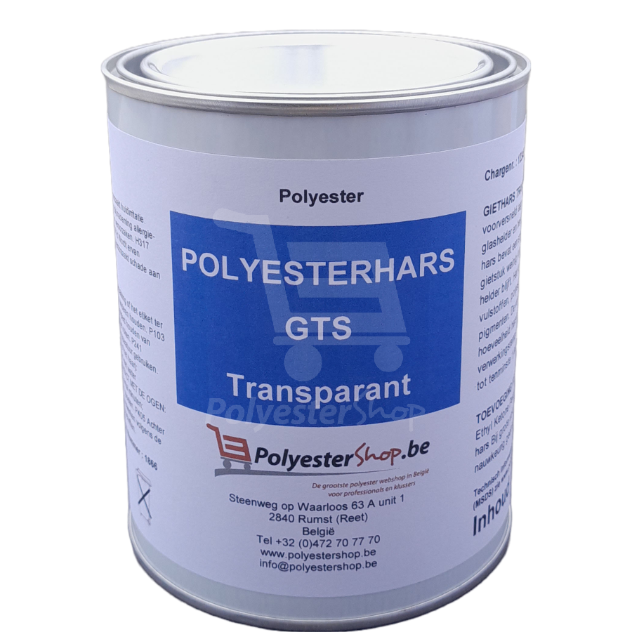 Polyester Giethars, GTS Transparant